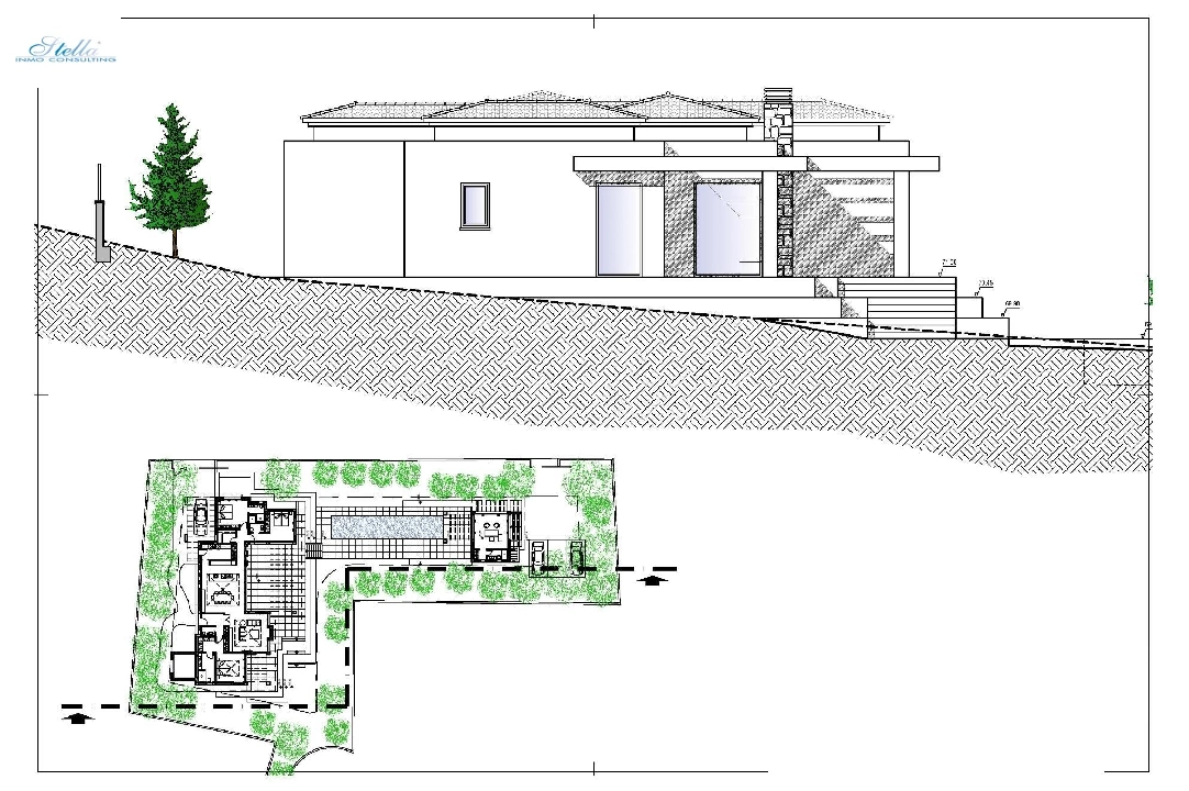 вилла in Javea на продажу, жилая площадь 420 м², год постройки 2023, aircondition, поверхности суши 1741 м², 4 спальни, 5 ванная, pool, ref.: AM-12003DA-8