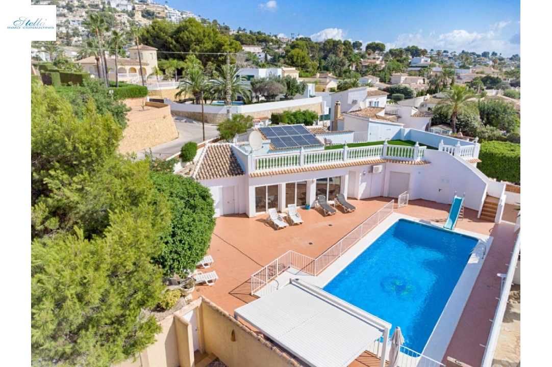 вилла in Moraira на продажу, жилая площадь 176 м², aircondition, поверхности суши 1050 м², 4 спальни, 2 ванная, pool, ref.: AM-12011DA-1