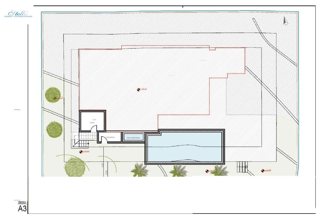 вилла in Moraira на продажу, жилая площадь 261 м², год постройки 2023, aircondition, поверхности суши 810 м², 4 спальни, 3 ванная, pool, ref.: AM-12027DA-16