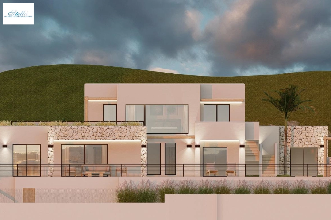 вилла in Moraira на продажу, жилая площадь 261 м², год постройки 2023, aircondition, поверхности суши 810 м², 4 спальни, 3 ванная, pool, ref.: AM-12027DA-4