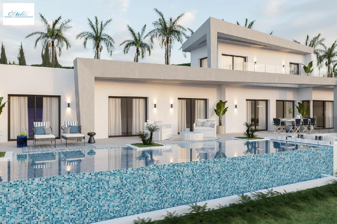 вилла in Javea на продажу, жилая площадь 185 м², год постройки 2024, aircondition, поверхности суши 1000 м², 4 спальни, 3 ванная, pool, ref.: AM-12073DA-2