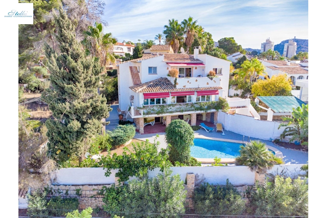 вилла in Moraira на продажу, жилая площадь 326 м², год постройки 1975, aircondition, поверхности суши 791 м², 6 спальни, 6 ванная, pool, ref.: AM-12082DA-4