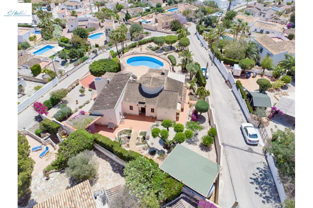 вилла in Moraira на продажу, жилая площадь 293 м², год постройки 1998, aircondition, поверхности суши 1604 м², 5 спальни, 3 ванная, pool, ref.: AM-12096DA-13