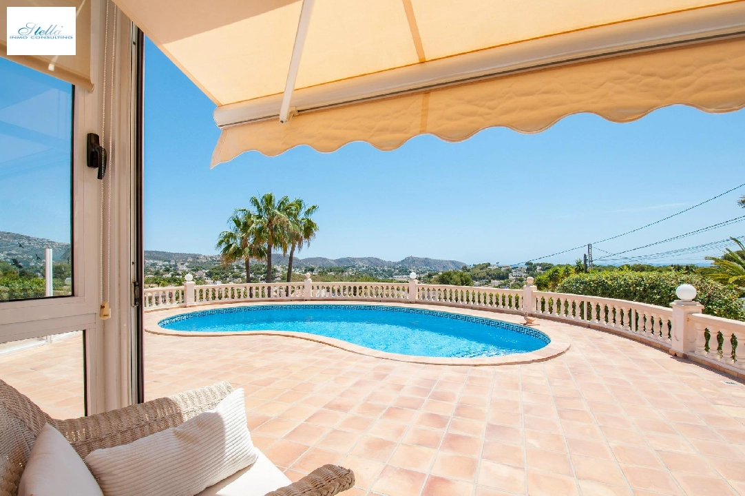 вилла in Moraira на продажу, жилая площадь 293 м², год постройки 1998, aircondition, поверхности суши 1604 м², 5 спальни, 3 ванная, pool, ref.: AM-12096DA-18