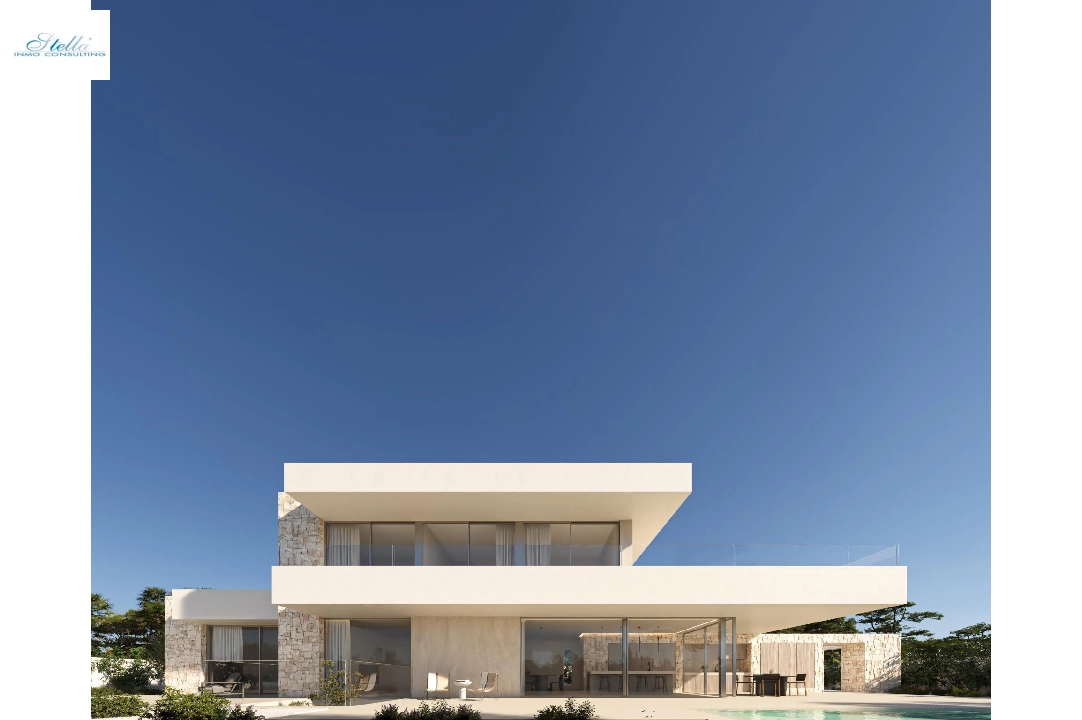 вилла in Moraira на продажу, жилая площадь 482 м², год постройки 2024, aircondition, поверхности суши 809 м², 5 спальни, 4 ванная, pool, ref.: AM-12121DA-2