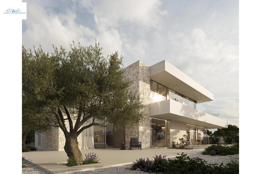 вилла in Moraira на продажу, жилая площадь 482 м², год постройки 2024, aircondition, поверхности суши 809 м², 5 спальни, 4 ванная, pool, ref.: AM-12121DA-3