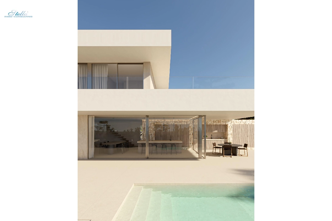 вилла in Moraira на продажу, жилая площадь 482 м², год постройки 2024, aircondition, поверхности суши 809 м², 5 спальни, 4 ванная, pool, ref.: AM-12121DA-4