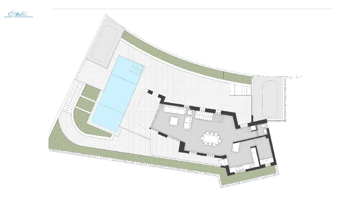 вилла in Moraira на продажу, жилая площадь 286 м², год постройки 2024, aircondition, поверхности суши 800 м², 3 спальни, 2 ванная, pool, ref.: AM-12126DA-9