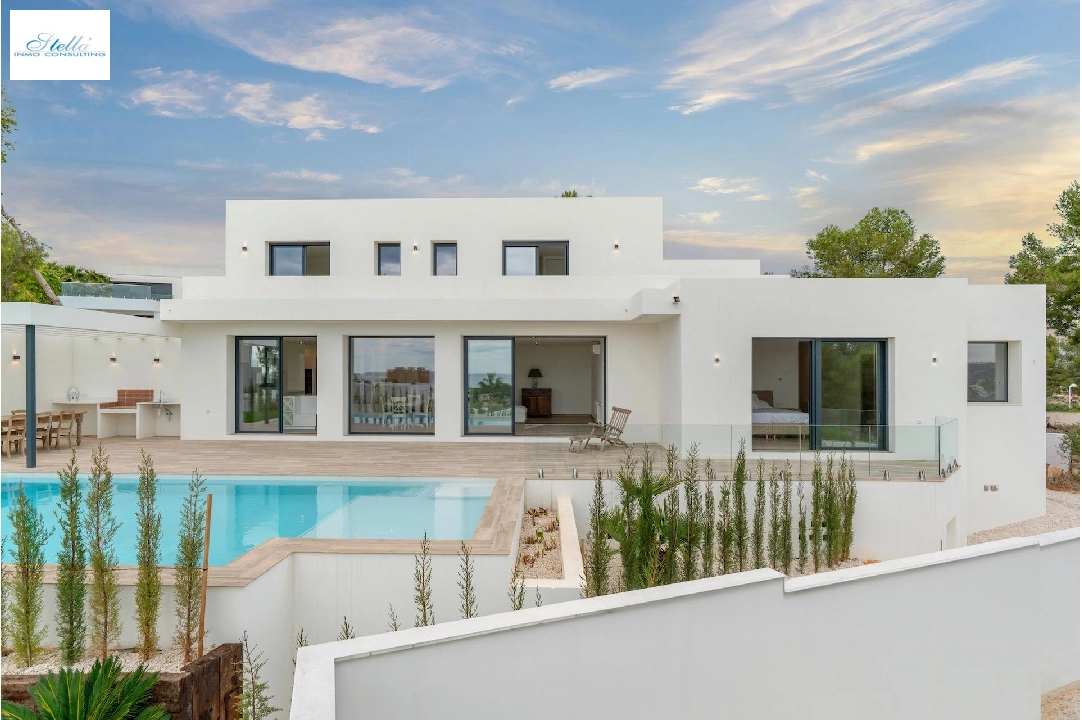 вилла in Moraira на продажу, жилая площадь 259 м², год постройки 2024, aircondition, поверхности суши 800 м², 3 спальни, 3 ванная, pool, ref.: AM-12206DR-7