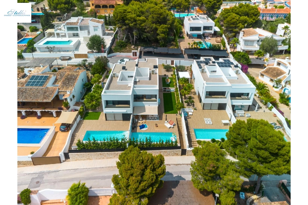 вилла in Moraira на продажу, жилая площадь 182 м², aircondition, поверхности суши 500 м², 4 спальни, 3 ванная, pool, ref.: AM-12207DR-36