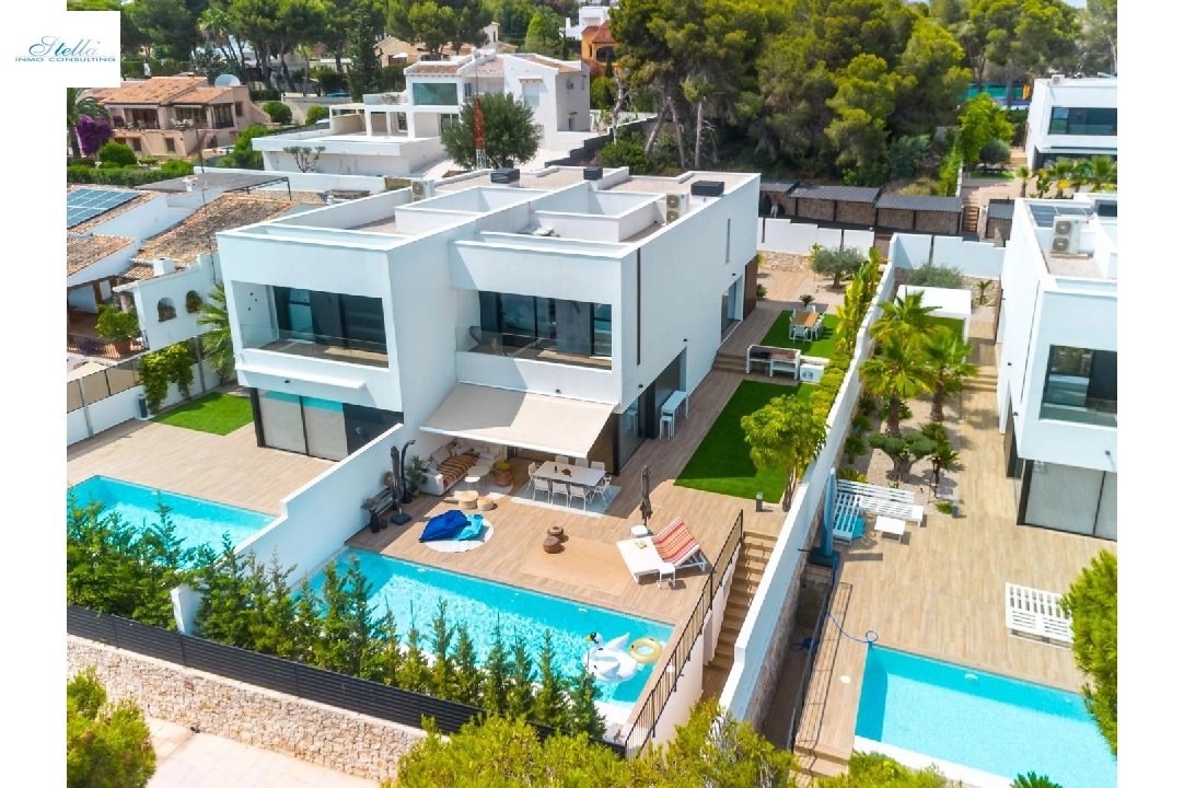 вилла in Moraira на продажу, жилая площадь 182 м², aircondition, поверхности суши 500 м², 4 спальни, 3 ванная, pool, ref.: AM-12207DR-37