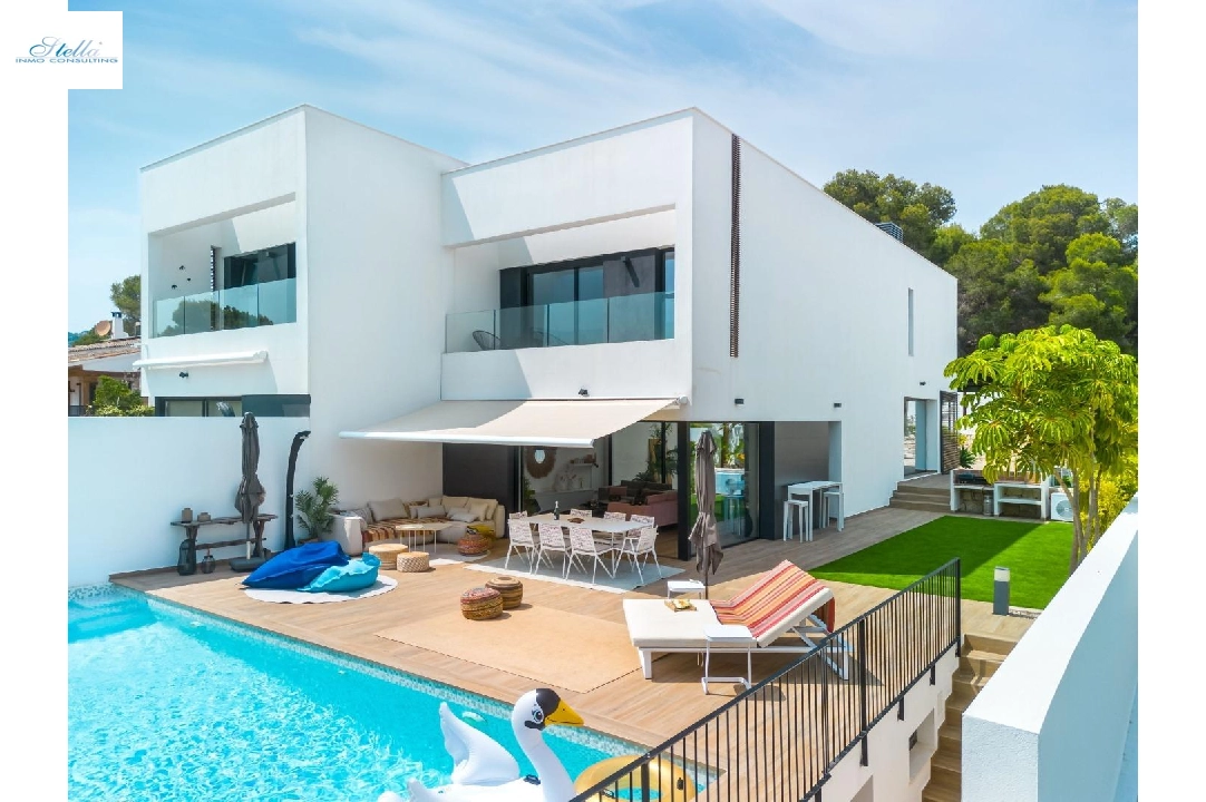 вилла in Moraira на продажу, жилая площадь 182 м², aircondition, поверхности суши 500 м², 4 спальни, 3 ванная, pool, ref.: AM-12207DR-39