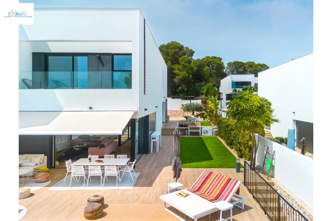 вилла in Moraira на продажу, жилая площадь 182 м², aircondition, поверхности суши 500 м², 4 спальни, 3 ванная, pool, ref.: AM-12207DR-4