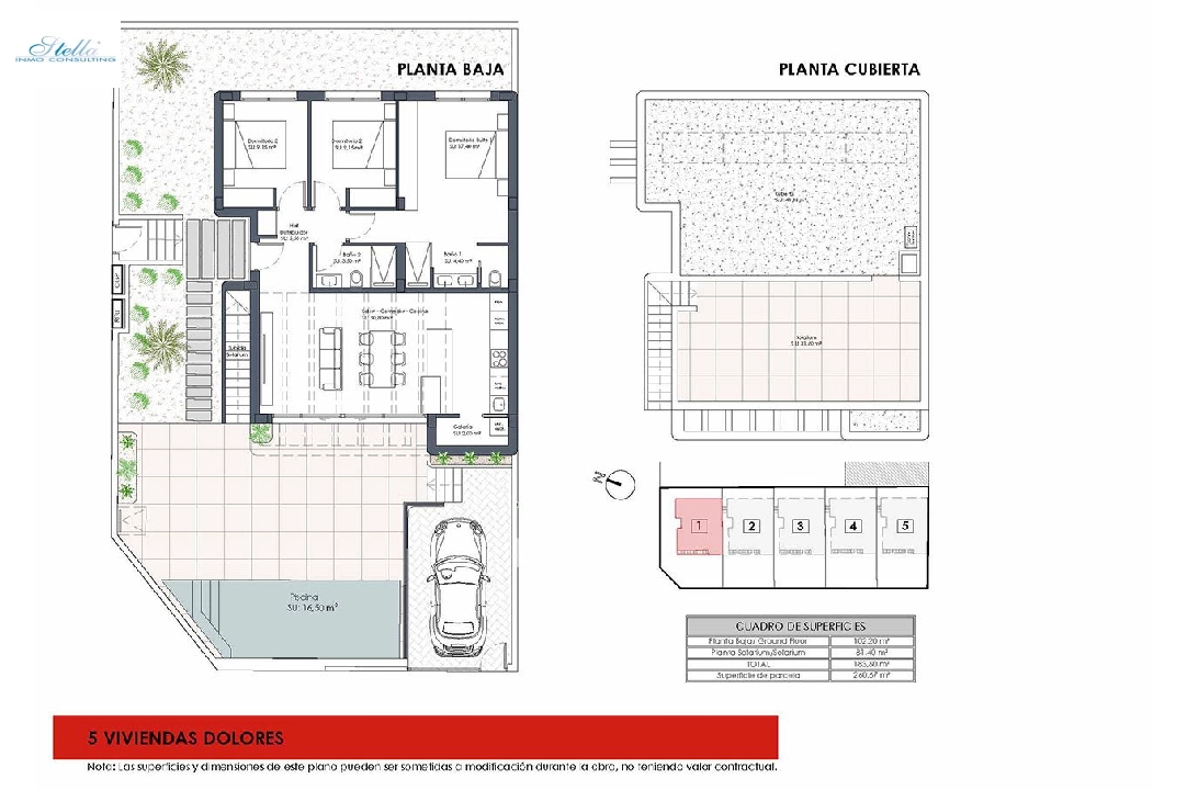 вилла in Dolores на продажу, жилая площадь 183 м², состояние Совершенно Новый, поверхности суши 220 м², 3 спальни, 2 ванная, pool, ref.: HA-DON-140-E01-23