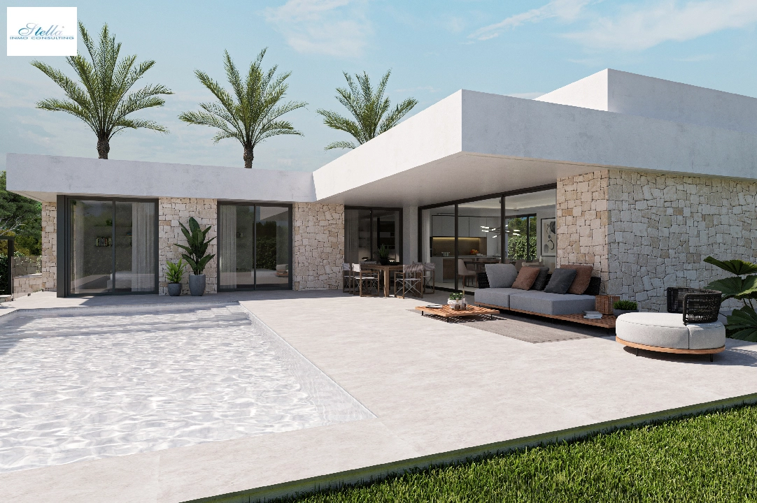 вилла in Denia на продажу, жилая площадь 151 м², aircondition, поверхности суши 832 м², 3 спальни, 2 ванная, pool, ref.: UM-UV-ALCIPE-9