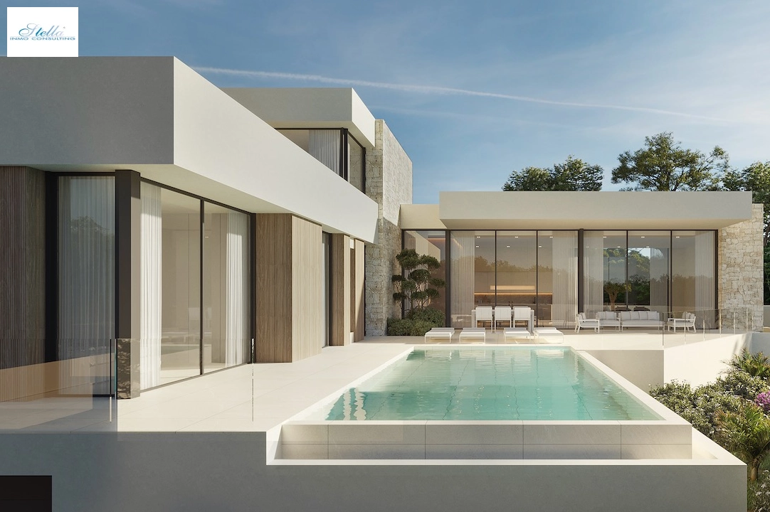 вилла in Moraira(Moravit) на продажу, жилая площадь 320 м², aircondition, поверхности суши 1035 м², 4 спальни, 4 ванная, pool, ref.: CA-H-1811-AMB-1