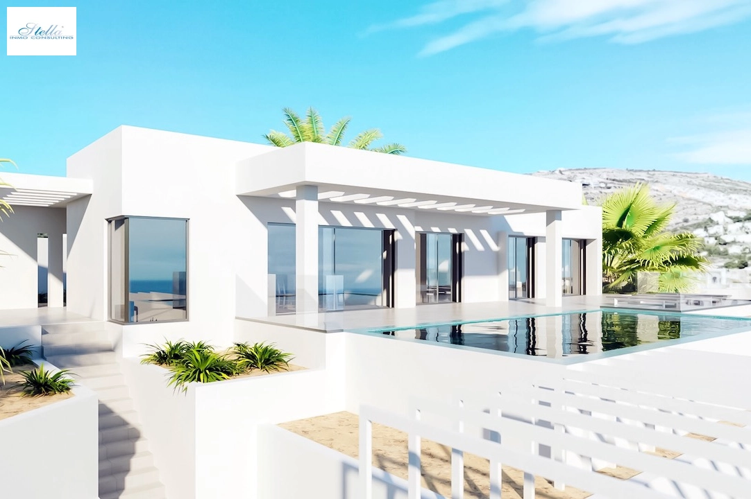 вилла in Moraira(Solpark) на продажу, жилая площадь 239 м², aircondition, поверхности суши 800 м², 3 спальни, 2 ванная, pool, ref.: CA-H-1818-AMB-1