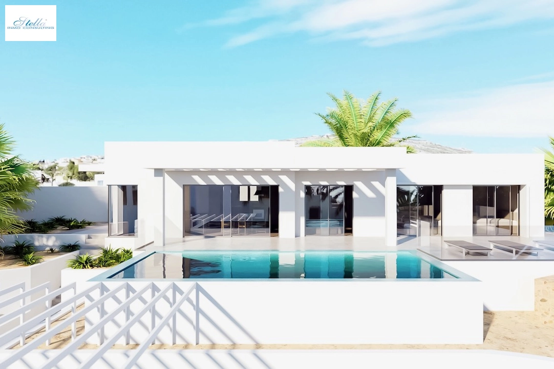 вилла in Moraira(Solpark) на продажу, жилая площадь 239 м², aircondition, поверхности суши 800 м², 3 спальни, 2 ванная, pool, ref.: CA-H-1818-AMB-3