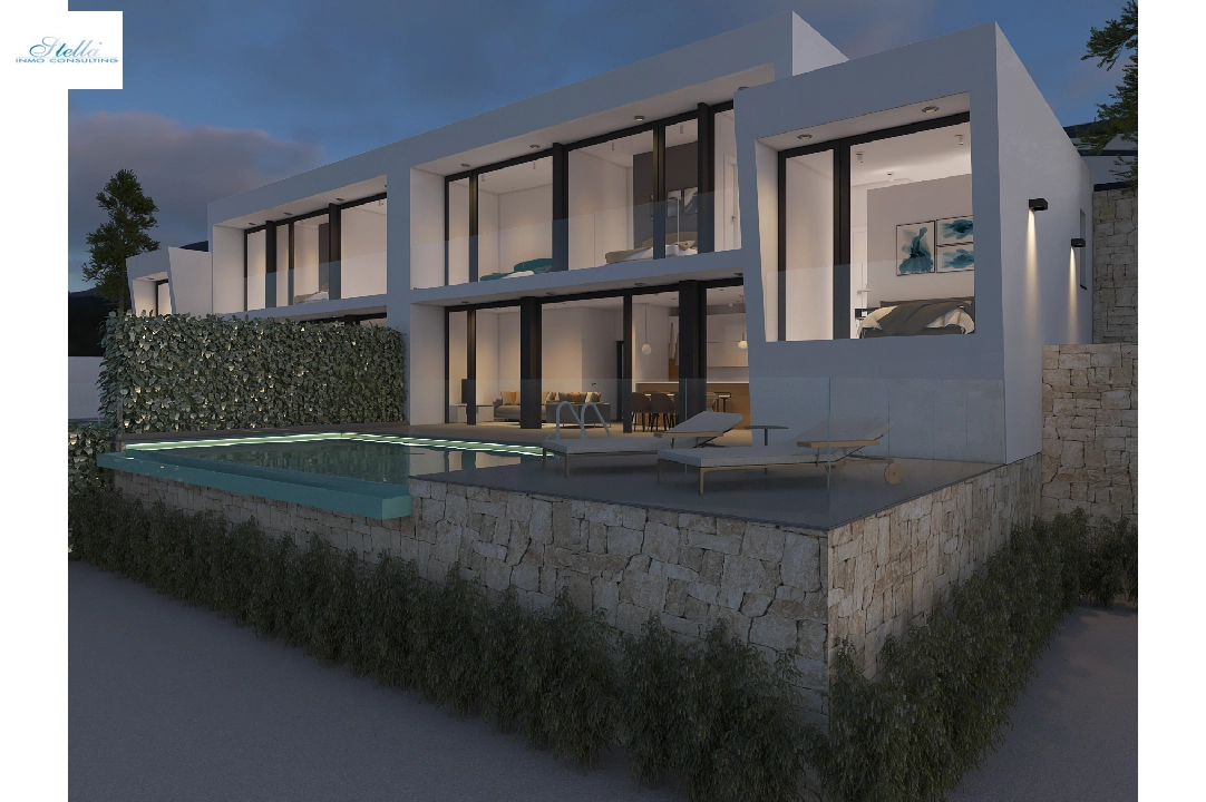 вилла in Moraira(Benimeit) на продажу, жилая площадь 178 м², aircondition, поверхности суши 508 м², 3 спальни, 3 ванная, pool, ref.: CA-H-1820-AMB-4