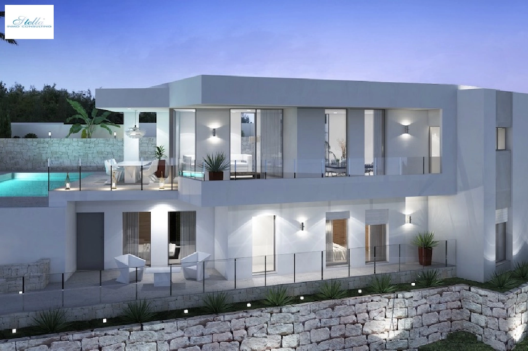 вилла in Moraira(Benimeit) на продажу, жилая площадь 286 м², aircondition, поверхности суши 800 м², 3 спальни, 2 ванная, pool, ref.: CA-H-1819-AMB-5