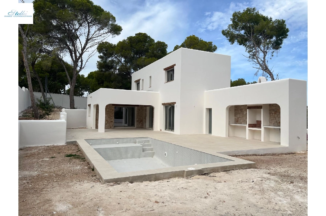 вилла in Moraira(Cap Blanc) на продажу, жилая площадь 180 м², aircondition, поверхности суши 1056 м², 3 спальни, 4 ванная, pool, ref.: CA-H-1699-AMBI-3