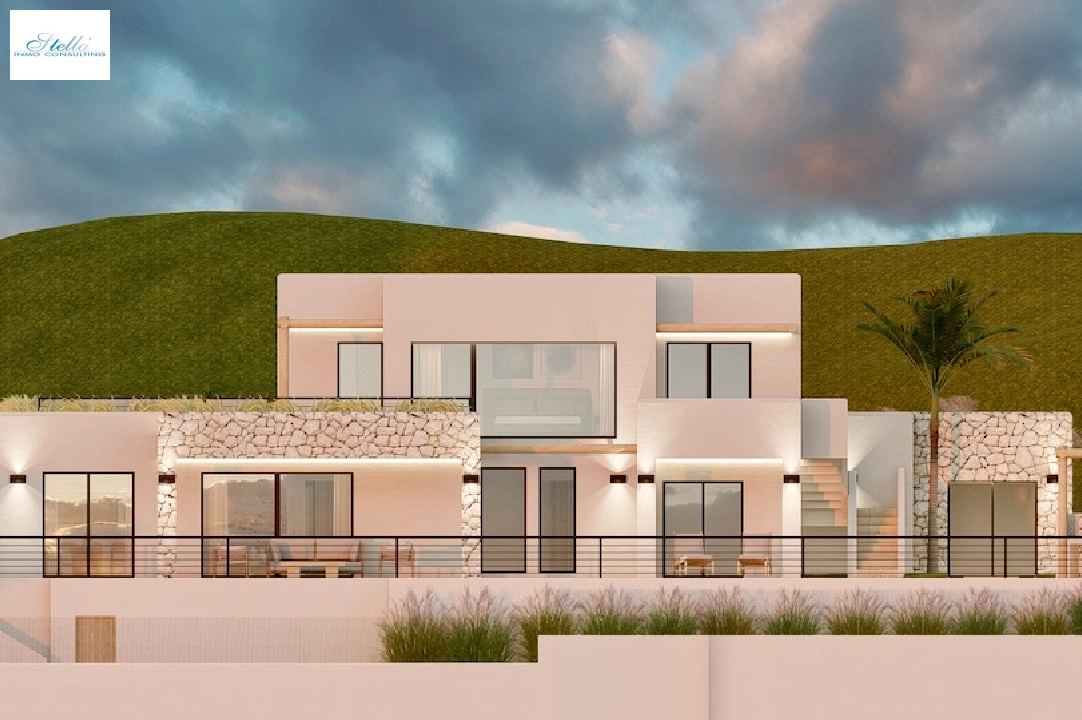 вилла in Moraira(Pinar del Advocat) на продажу, жилая площадь 265 м², поверхности суши 810 м², 4 спальни, 3 ванная, pool, ref.: CA-H-1822-AMBI-11