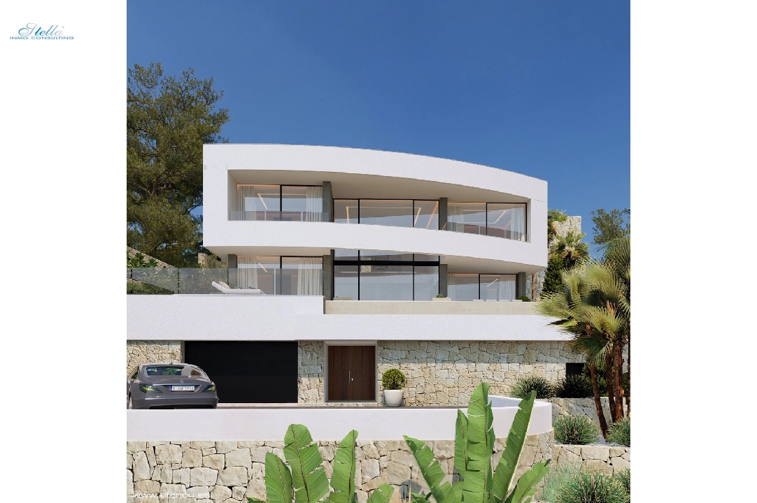 вилла in Calpe(Empedrola) на продажу, жилая площадь 335 м², aircondition, поверхности суши 1042 м², 4 спальни, 4 ванная, pool, ref.: CA-H-1826-AMB-4