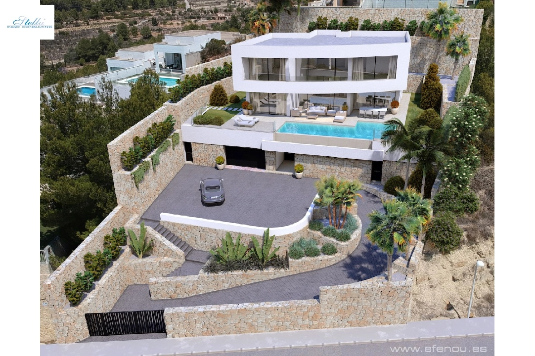 вилла in Calpe(Empedrola) на продажу, жилая площадь 335 м², aircondition, поверхности суши 1042 м², 4 спальни, 4 ванная, pool, ref.: CA-H-1826-AMB-7