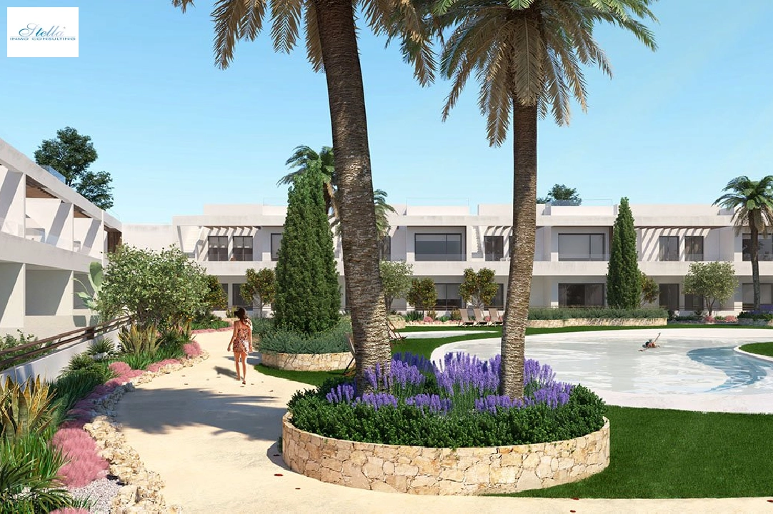 квартира на первом этаже in Torrevieja на продажу, жилая площадь 90 м², состояние Совершенно Новый, + fussboden, aircondition, 2 спальни, 2 ванная, pool, ref.: HA-TON-162-A01-2