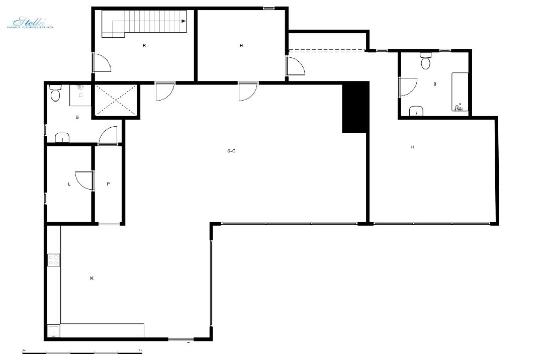 вилла in Moraira(Camarrocha) на продажу, жилая площадь 261 м², aircondition, поверхности суши 831 м², 3 спальни, 3 ванная, pool, ref.: CA-H-1670-AMB-18