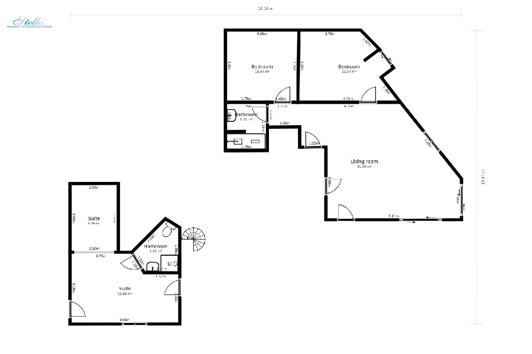 вилла in Calpe(Cucarres) на продажу, жилая площадь 210 м², aircondition, поверхности суши 800 м², 5 спальни, 4 ванная, pool, ref.: COB-3485-10535-35