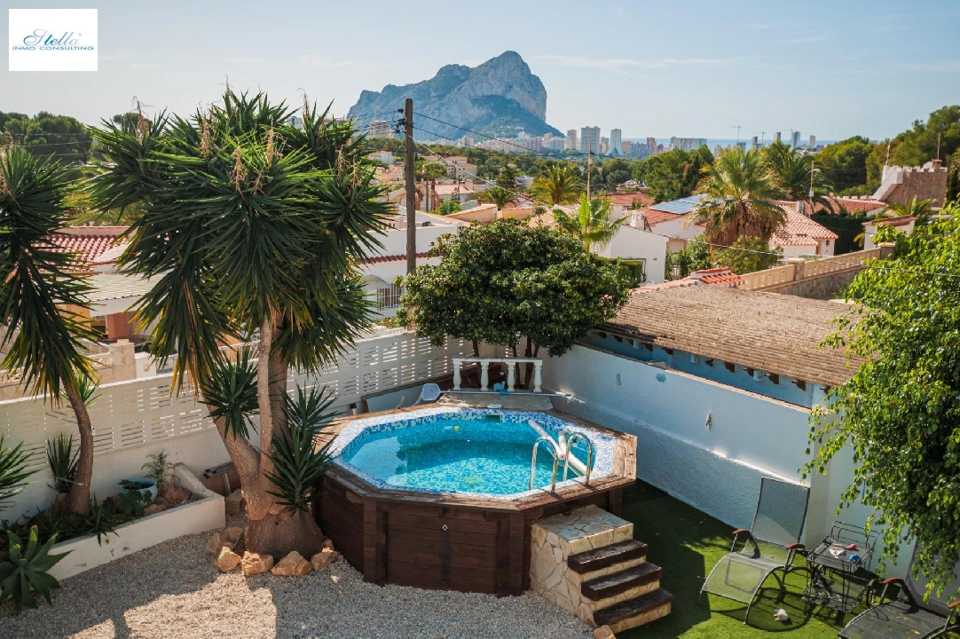 вилла in Calpe(Gran sol) на продажу, жилая площадь 74 м², aircondition, поверхности суши 507 м², 2 спальни, 1 ванная, pool, ref.: COB-3482-10535-23