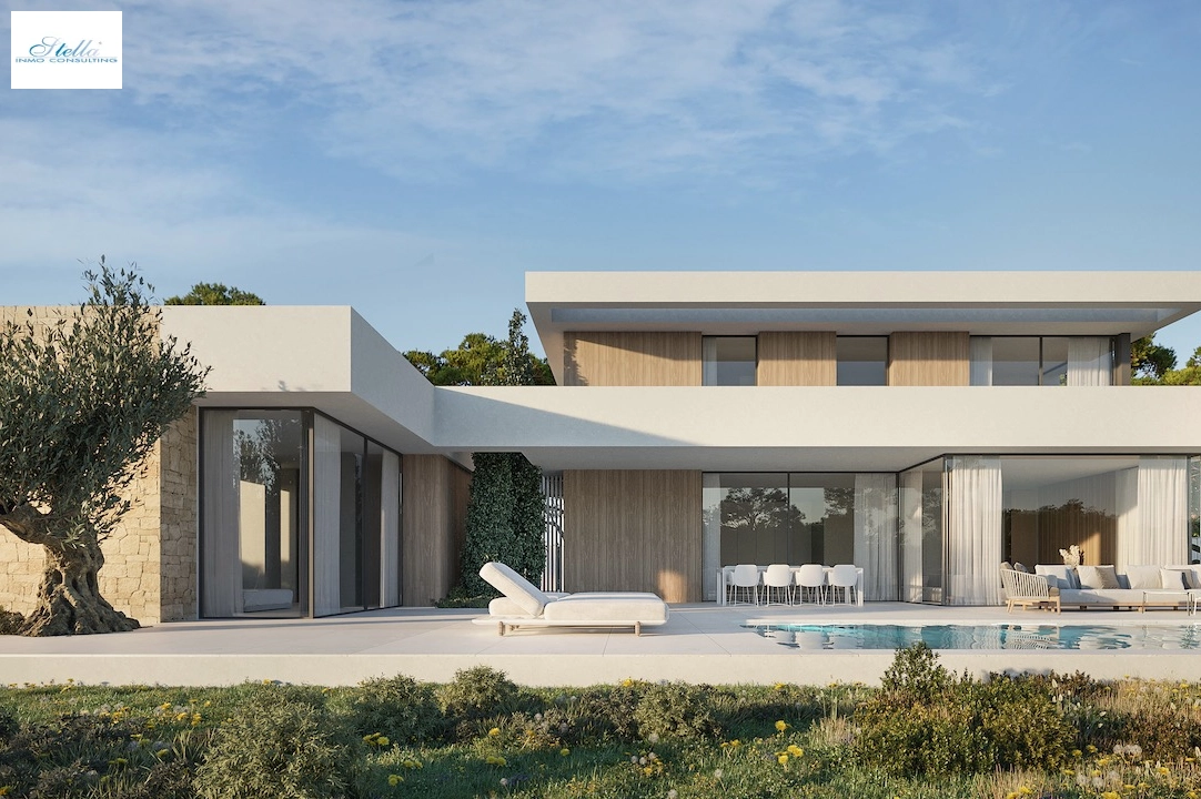 вилла in Moraira(Benimeit) на продажу, жилая площадь 340 м², aircondition, поверхности суши 814 м², 5 спальни, 4 ванная, pool, ref.: CA-H-1837-AMB-5