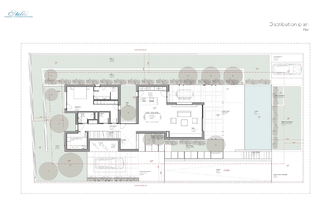 вилла in Moraira(Benimeit) на продажу, жилая площадь 319 м², aircondition, поверхности суши 1000 м², 3 спальни, 3 ванная, pool, ref.: CA-H-1840-AMB-8