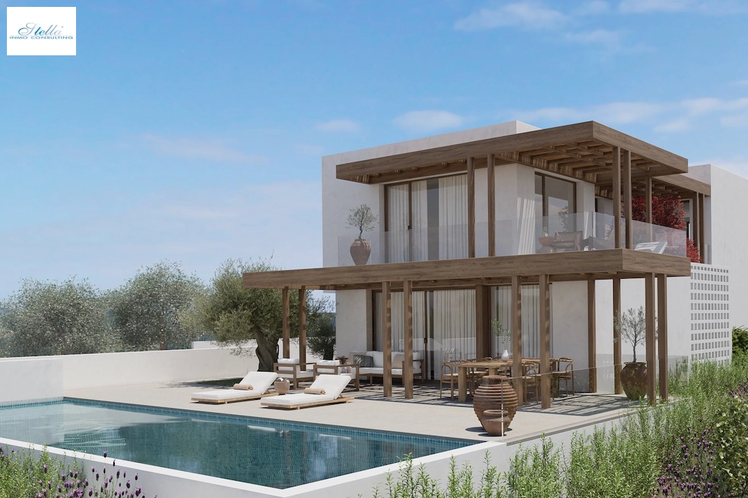 вилла in Moraira(Benimeit) на продажу, жилая площадь 300 м², aircondition, поверхности суши 1000 м², 3 спальни, 3 ванная, pool, ref.: CA-H-1841-AMB-1