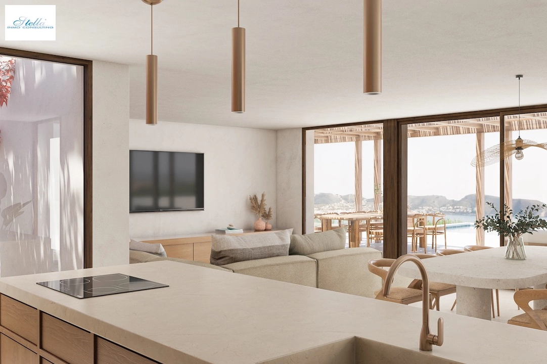 вилла in Moraira(Benimeit) на продажу, жилая площадь 300 м², aircondition, поверхности суши 1000 м², 3 спальни, 3 ванная, pool, ref.: CA-H-1841-AMB-3