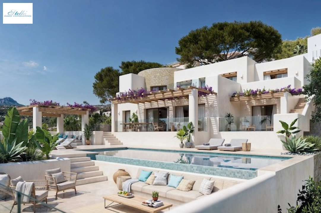 вилла in Moraira(San Jaime) на продажу, жилая площадь 333 м², aircondition, поверхности суши 1330 м², 5 спальни, 5 ванная, pool, ref.: CA-H-1842-AMBI-9