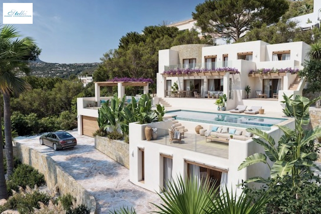 вилла in Moraira(San Jaime) на продажу, жилая площадь 333 м², aircondition, поверхности суши 1330 м², 5 спальни, 5 ванная, pool, ref.: CA-H-1842-AMBI-1