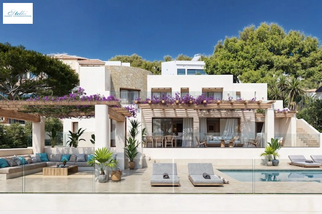 вилла in Moraira(San Jaime) на продажу, жилая площадь 333 м², aircondition, поверхности суши 1330 м², 5 спальни, 5 ванная, pool, ref.: CA-H-1842-AMBI-2