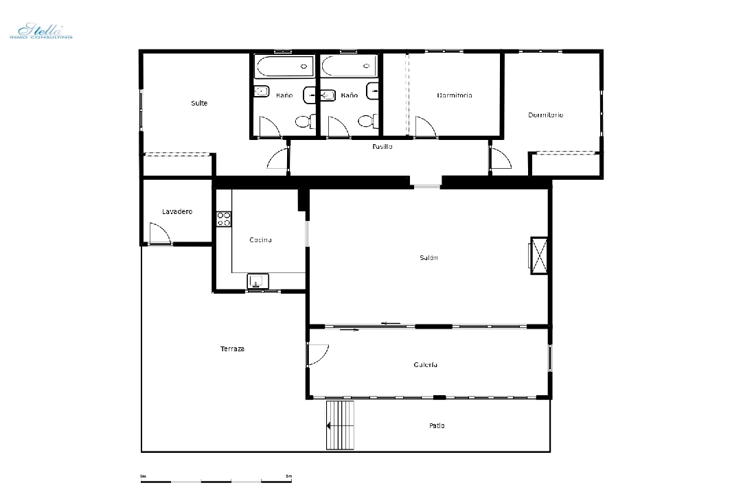 вилла in Benitachell(Les Fonts) на продажу, жилая площадь 132 м², поверхности суши 672 м², 3 спальни, 2 ванная, pool, ref.: CA-H-1844-AMBE-43