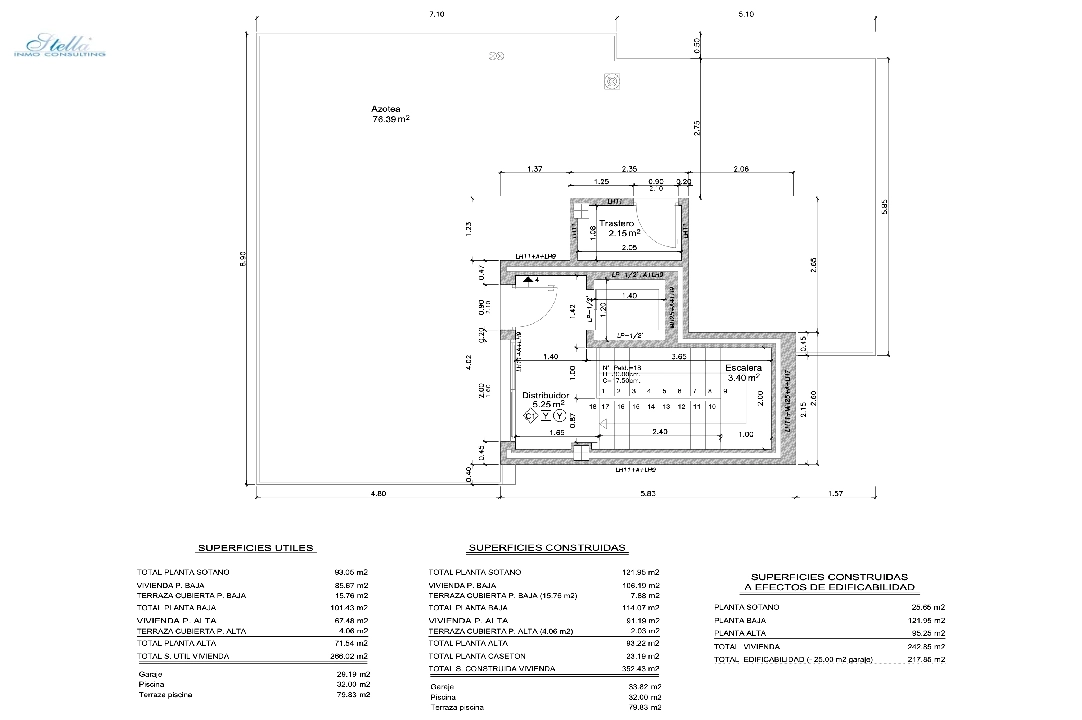 вилла in Calpe(Ortembach) на продажу, жилая площадь 350 м², aircondition, поверхности суши 792 м², 4 спальни, 4 ванная, pool, ref.: CA-H-1849-AMBE-33