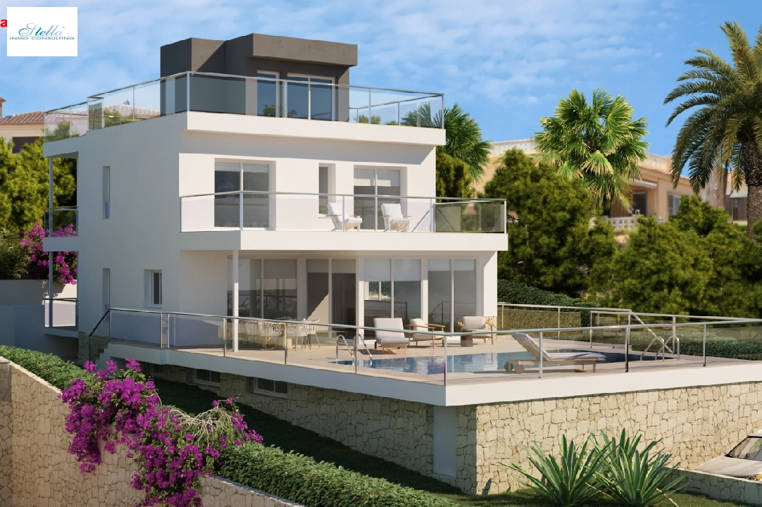 вилла in Calpe(Ortembach) на продажу, жилая площадь 350 м², aircondition, поверхности суши 792 м², 4 спальни, 4 ванная, pool, ref.: CA-H-1849-AMBE-6