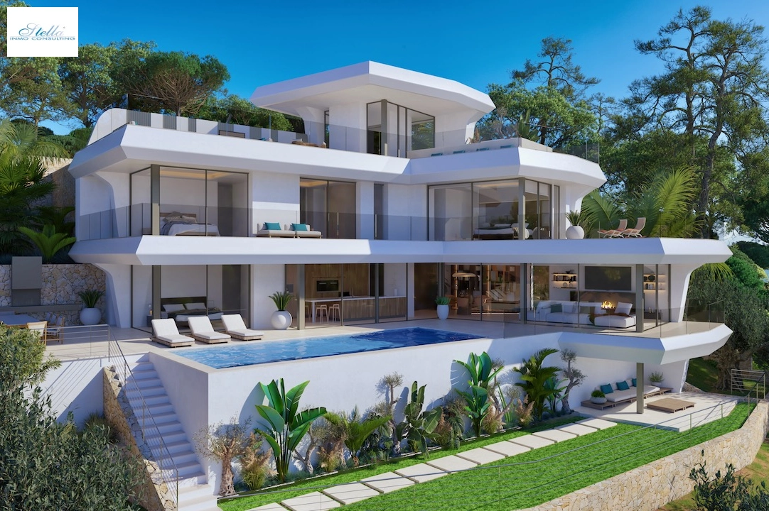 вилла in Altea(Altea) на продажу, жилая площадь 479 м², aircondition, поверхности суши 1383 м², 4 спальни, 4 ванная, pool, ref.: CA-H-1853-AMB-1