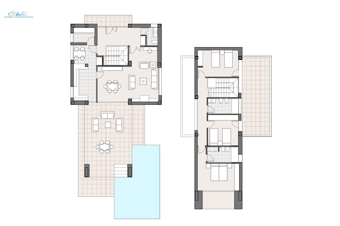 вилла in Javea на продажу, жилая площадь 266 м², год постройки 2023, + KLIMA, aircondition, поверхности суши 1000 м², 3 спальни, 3 ванная, pool, ref.: BP-C3XY4149JAV-5