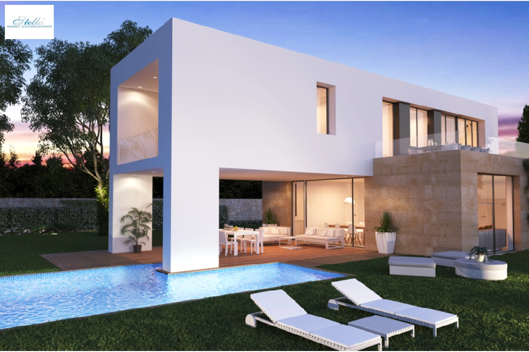 вилла in Javea на продажу, жилая площадь 266 м², год постройки 2023, + KLIMA, aircondition, поверхности суши 1000 м², 3 спальни, 3 ванная, pool, ref.: BP-C3XY4149JAV-1