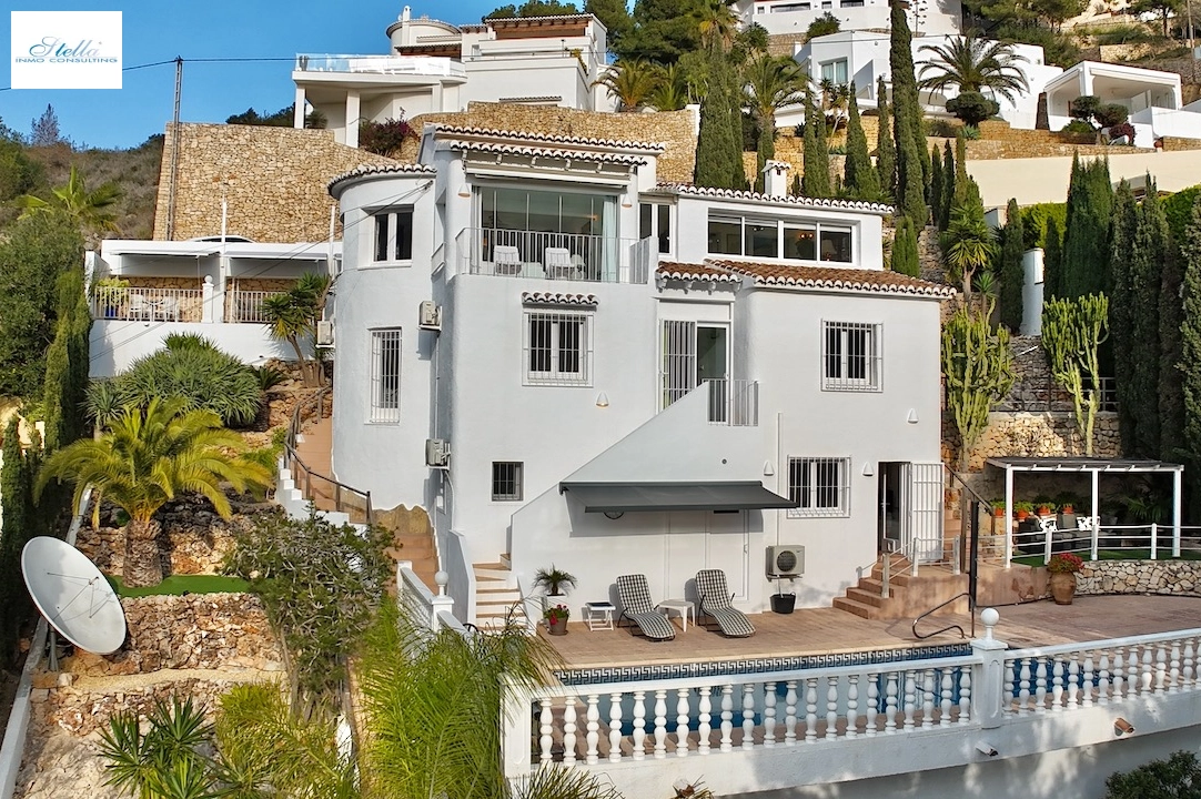 вилла in Moraira(Arnella) на продажу, жилая площадь 248 м², aircondition, поверхности суши 958 м², 5 спальни, 3 ванная, pool, ref.: CA-H-1854-AMB-1