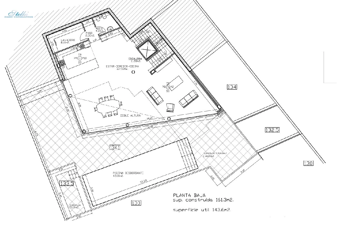 вилла in Benissa(La Fustera) на продажу, жилая площадь 770 м², год постройки 2017, aircondition, поверхности суши 1795 м², 4 спальни, pool, ref.: BP-4442BEN-44