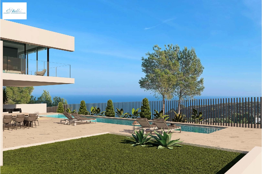 вилла in Moraira на продажу, жилая площадь 568 м², + KLIMA, aircondition, поверхности суши 869 м², 4 спальни, 8 ванная, pool, ref.: BP-8235MOR-4