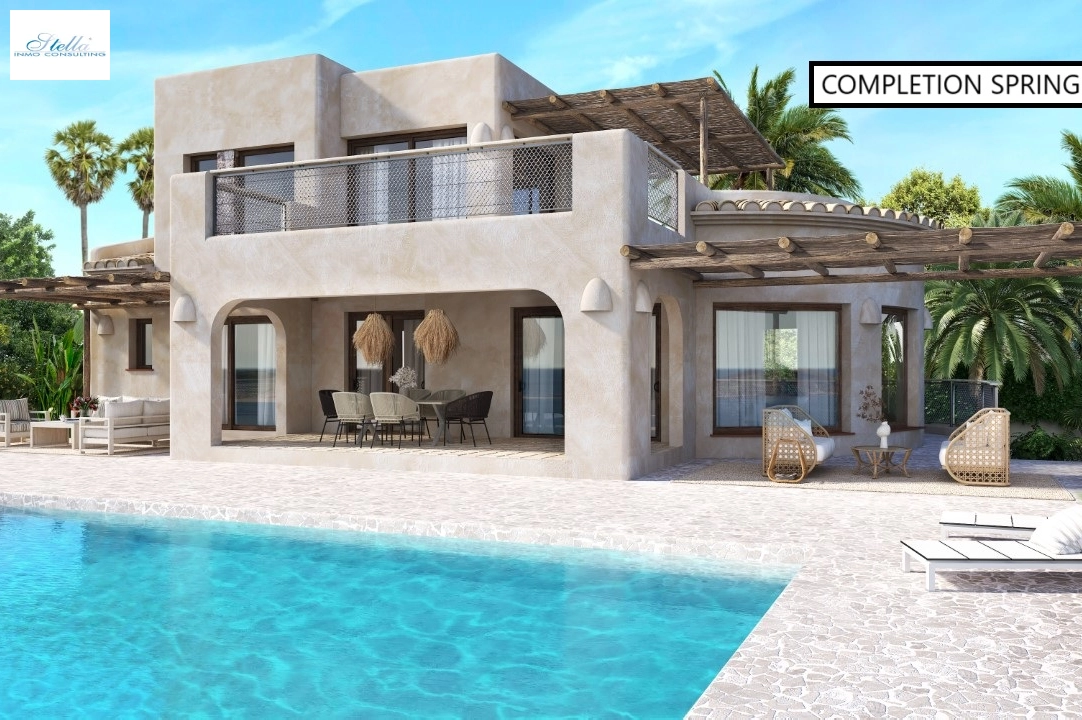 вилла in Javea на продажу, жилая площадь 226 м², год постройки 2025, aircondition, поверхности суши 1001 м², 4 спальни, 4 ванная, pool, ref.: BP-C3XY4479JAV-1