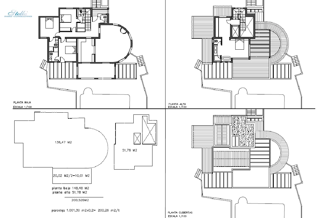 вилла in Javea на продажу, жилая площадь 226 м², год постройки 2025, aircondition, поверхности суши 1001 м², 4 спальни, 4 ванная, pool, ref.: BP-C3XY4479JAV-17